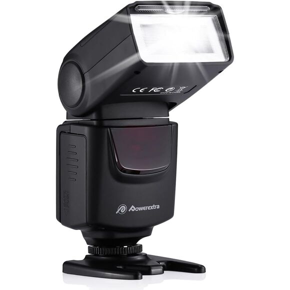 Powerextra Professional DF-400 Speedlite Camera Flash (9042) - Picture 1 of 8